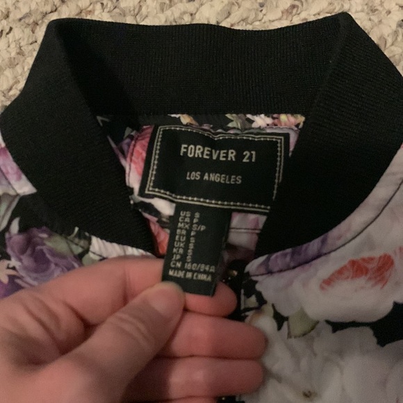 Floral Bomber Jacket - Picture 2 of 3